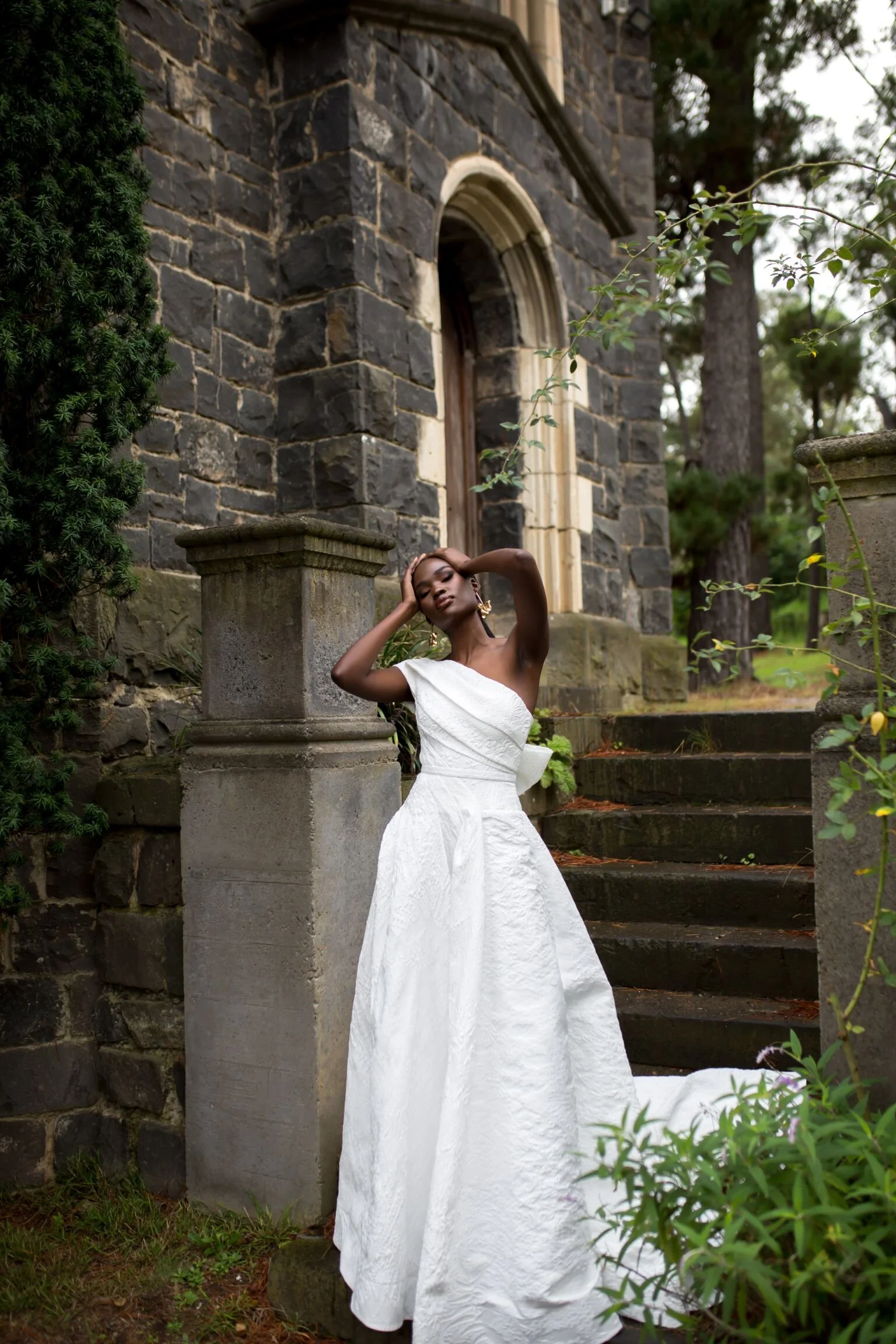 Caramel wedding dress best sale